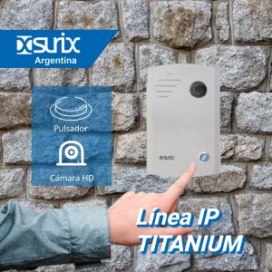 FRENTE ANTIVANDALICO C/CAMARA IP ACCESS SURIX 1 PULSADOR - Vista 1